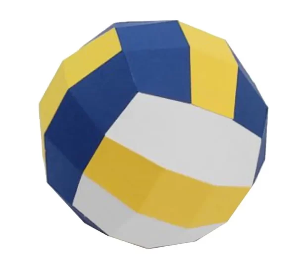 Arquivos Corte Bola Vôlei 3d Studio, Svg Dxf