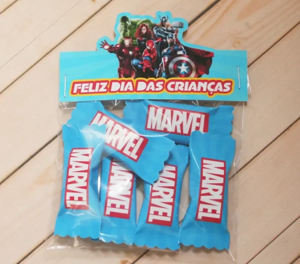 Arquivo Corte Dia das Crianças Balas Marvel