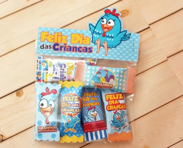 Arquivo Dia das Crianças Balinhas Galinha Pintadinha