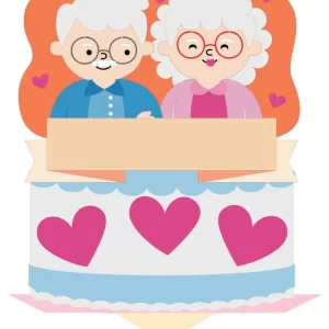 Topo de Bolo Dia Dos Avós Para Imprimir