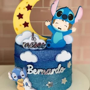 Topo de Bolo Baby Stitch Studio