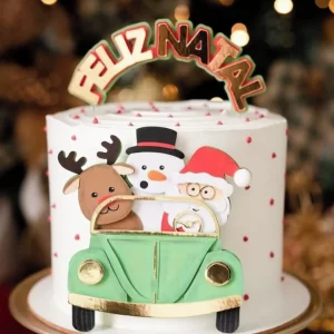 Arquivo Topo de Bolo Natal Fusca Studio