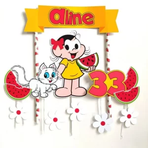 Topo de Bolo Tema Magali Studio