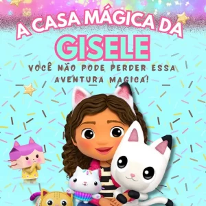 Convite Animado A Casa Mágica da Gabi