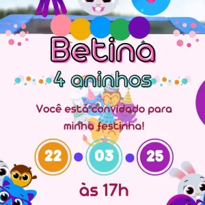 Convite Virtual Animado Bolofofos