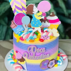 Topo de Bolo Guloseimas Silhouette Studio