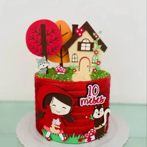 Topo de Bolo Chapeuzinho Vermelho para Imprimir