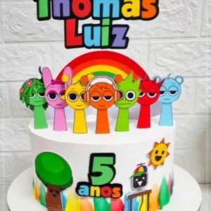 Arquivo Topo de Bolo Sprunki Studio