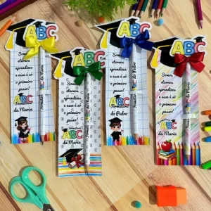 Arquivo de Corte Card Lápis Formatura Studio e Pdf