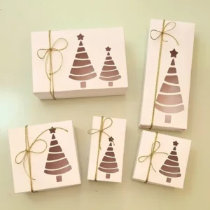 Kit Caixa Para Doces Tema Natal Dxf e Svg