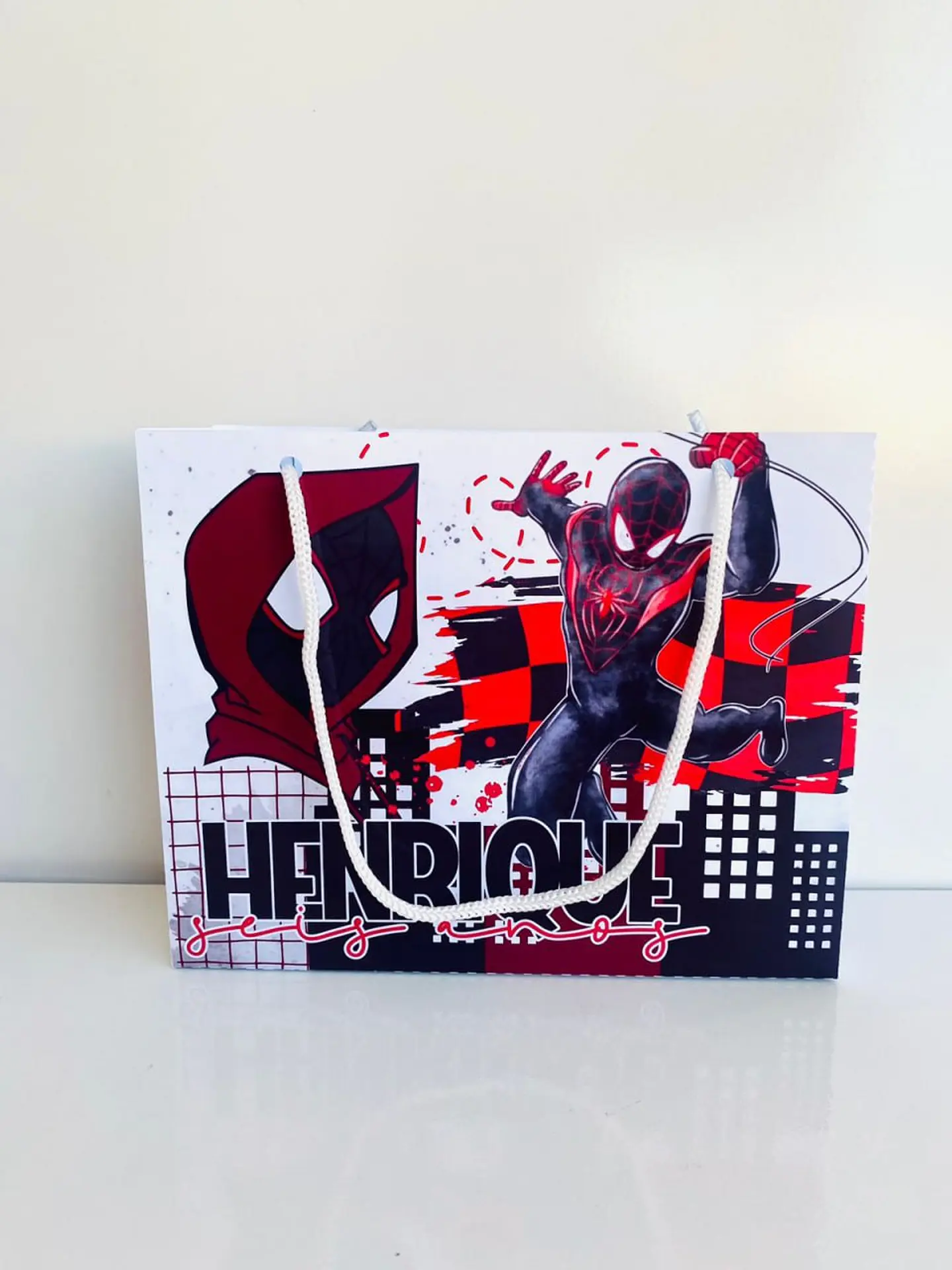 Molde Sacolinha Spider Man Studio e Pdf
