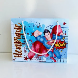Molde Sacolinha Super Homem Studio e Pdf
