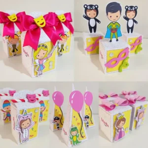 Moldes Caixinhas de Carnaval Studio
