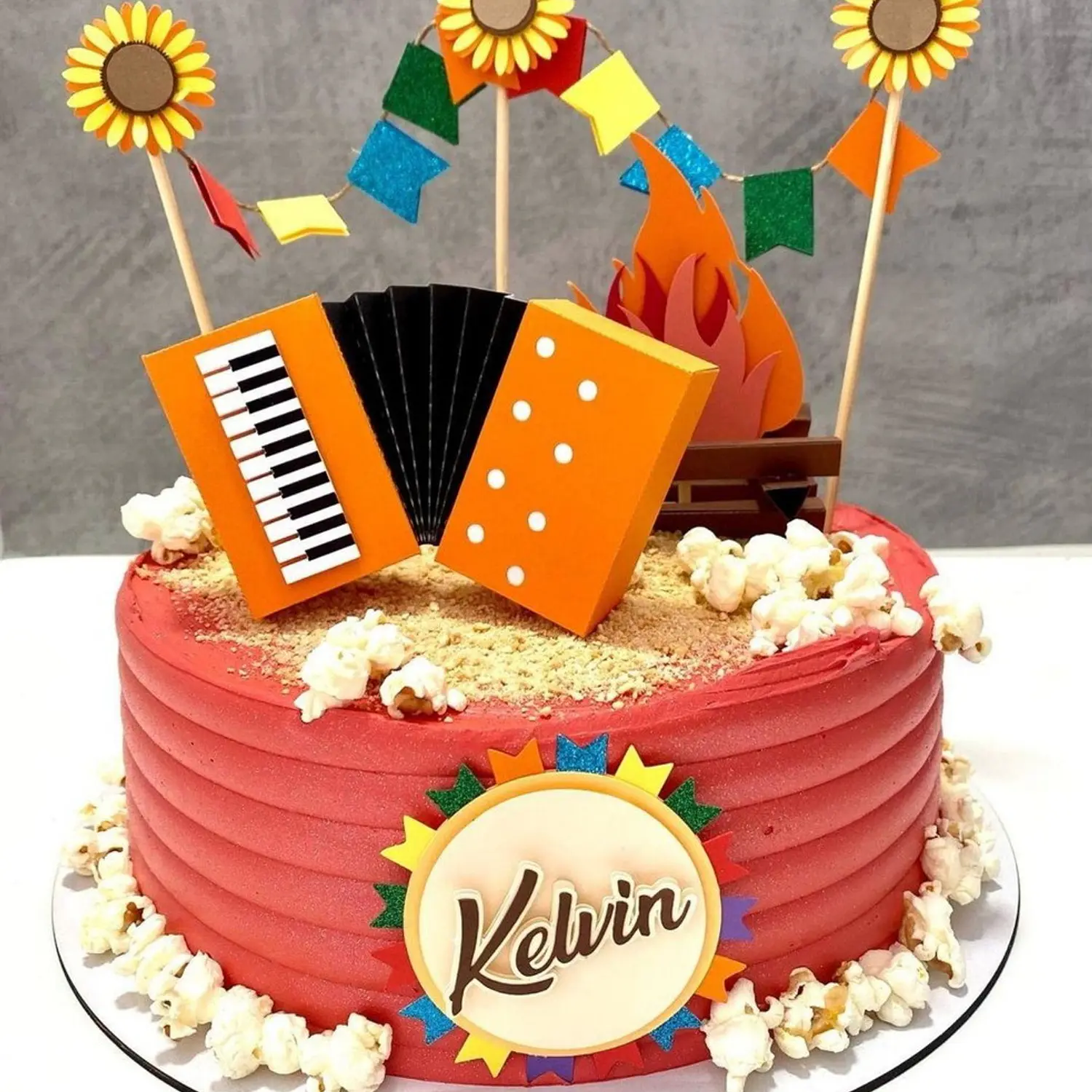 Topo De Bolo Festa Junina Safona Studio