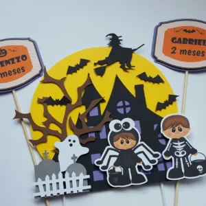 Topper De Bolo Halloween Silhouette Studio